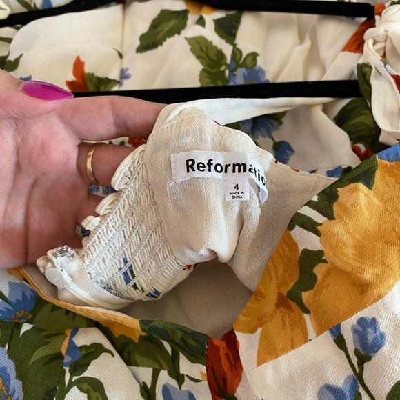 Reformation Niara floral-print crepe mini dress - Picture 4 of 4